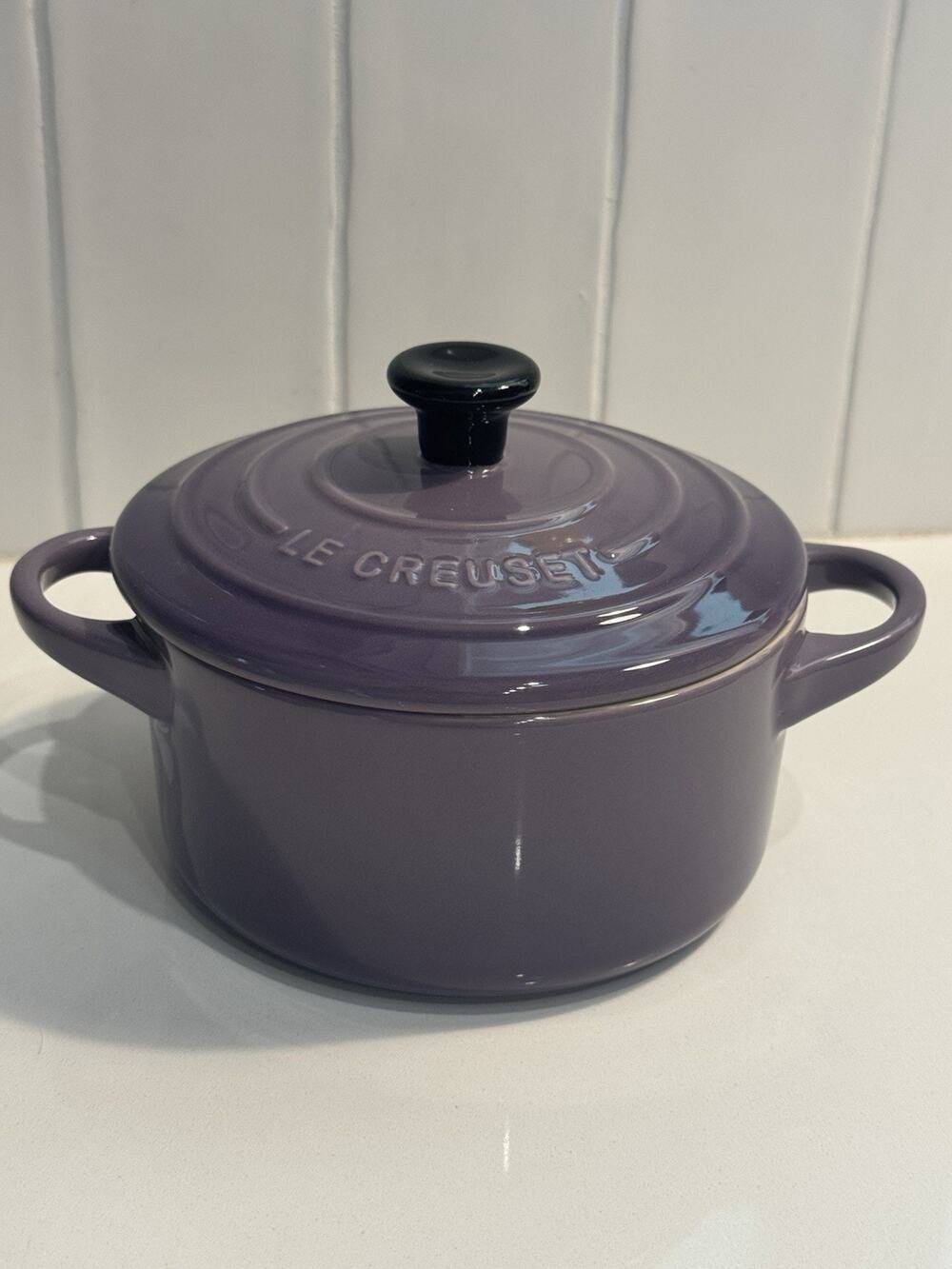 NWT Le Creuset Large 14cm Ultra Violet Purple Round Cocotte – Retired Color